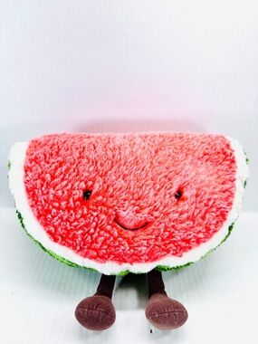 Jellycat Amuseable Watermelon Plush Small Stuffed Fruit Retired 11”